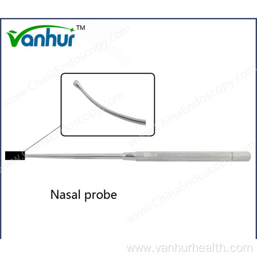 Sinuscopy Instruments Curved Round Head Nasal Probe